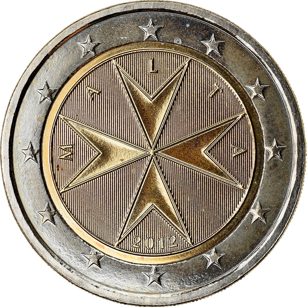 Malta, 2 Euro, 2012, SPL, Bi-metallico, KM:132