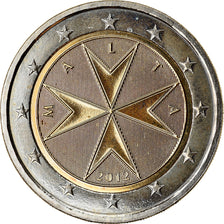 Malta, 2 Euro, 2012, SPL, Bi-metallico, KM:132