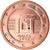 Malta, 2 Euro Cent, 2013, MS(63), Copper Plated Steel