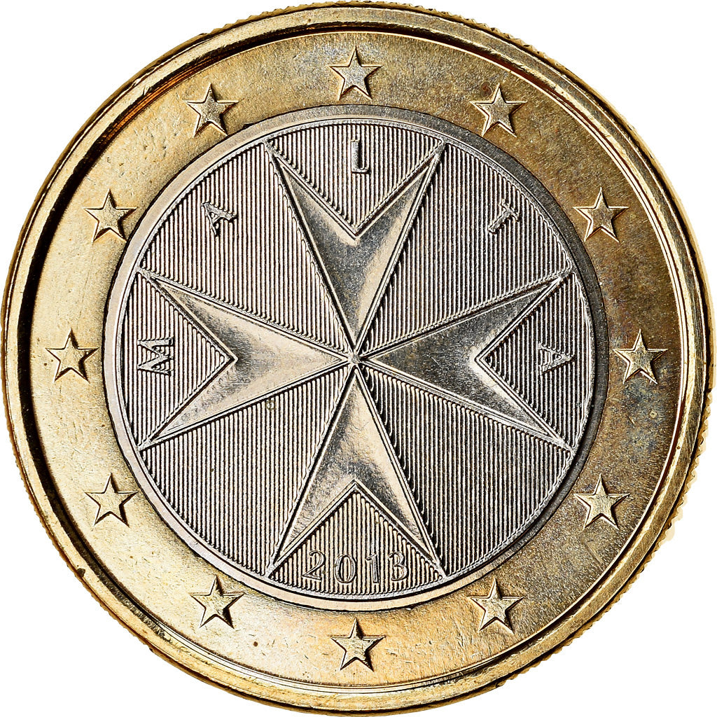 Malta, Euro, 2013, UNZ, Bi-Metallic