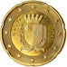 Malta, 20 Euro Cent, 2014, MS(63), Mosiądz