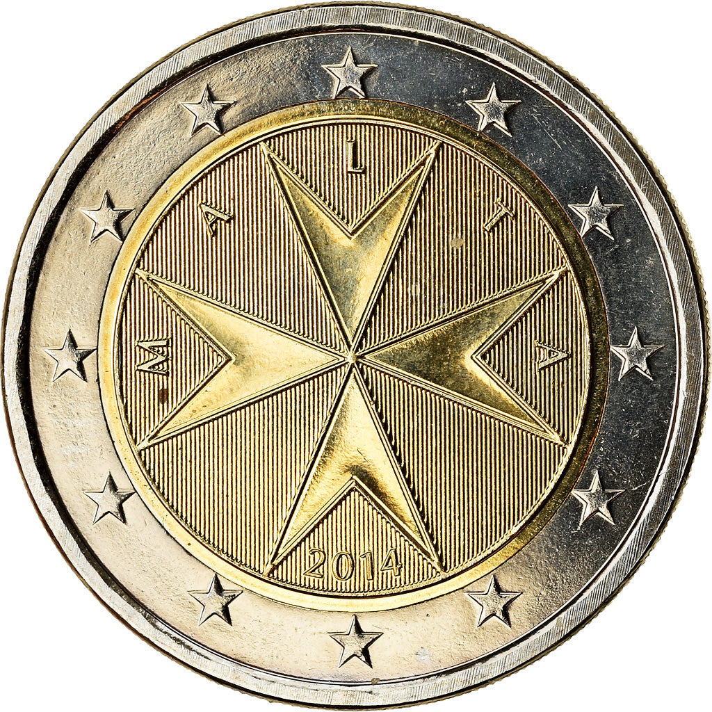 Malta, 2 Euro, 2014, SPL, Bi-metallico