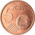 Malta, 5 Euro Cent, 2015, MS(63), Copper Plated Steel