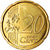 Malta, 20 Euro Cent, 2016, MS(63), Brass