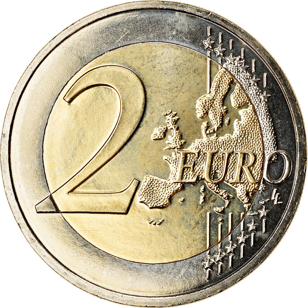 Malta, 2 Euro, 2016, MS(63), Bimetálico