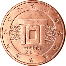 Malta, 5 Euro Cent, 2017, MS(63), Copper Plated Steel
