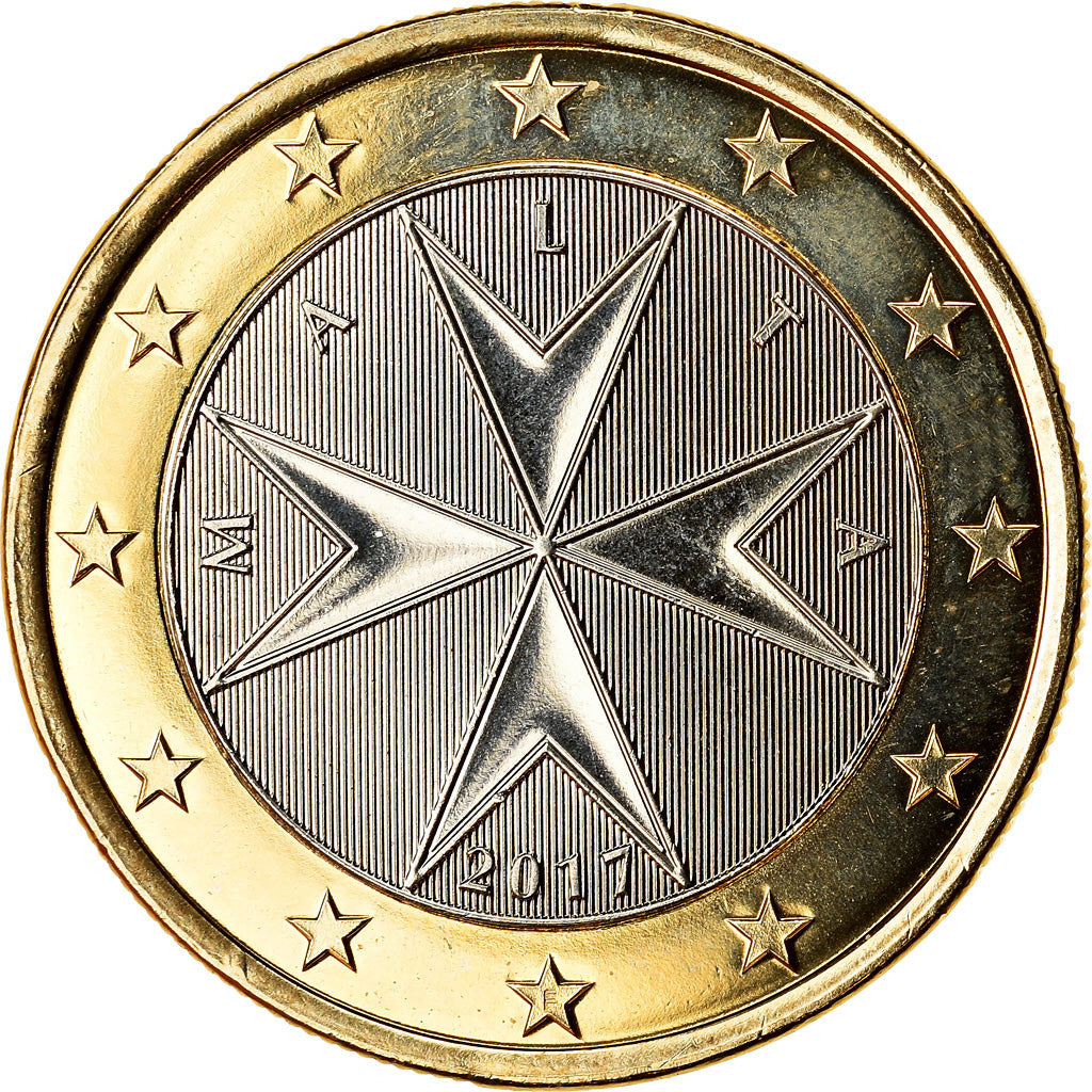 Malta, Euro, 2017, SC, Bimetálico