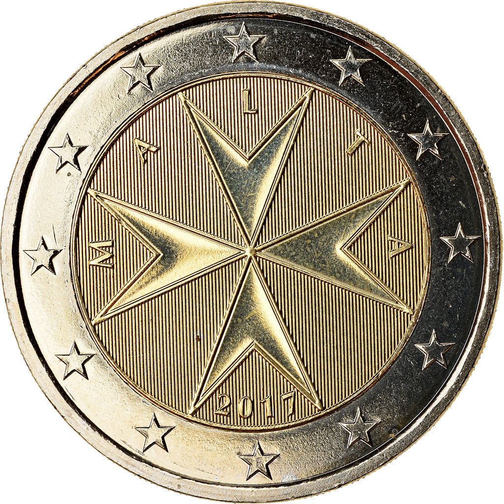 Malta, 2 Euro, 2017, UNZ, Bi-Metallic