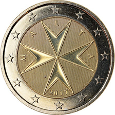 Malta, 2 Euro, 2017, UNZ, Bi-Metallic
