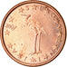 Eslovenia, Euro Cent, 2007, EBC, Cobre chapado en acero, KM:68