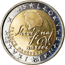 Slovenia, 2 Euro, 2008, SPL, Bi-metallico, KM:75