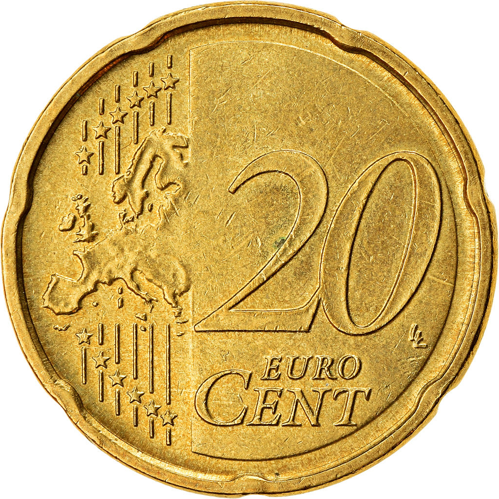 Bundesrepublik Deutschland, 20 Euro Cent, 2013, VZ, Messing, KM:255