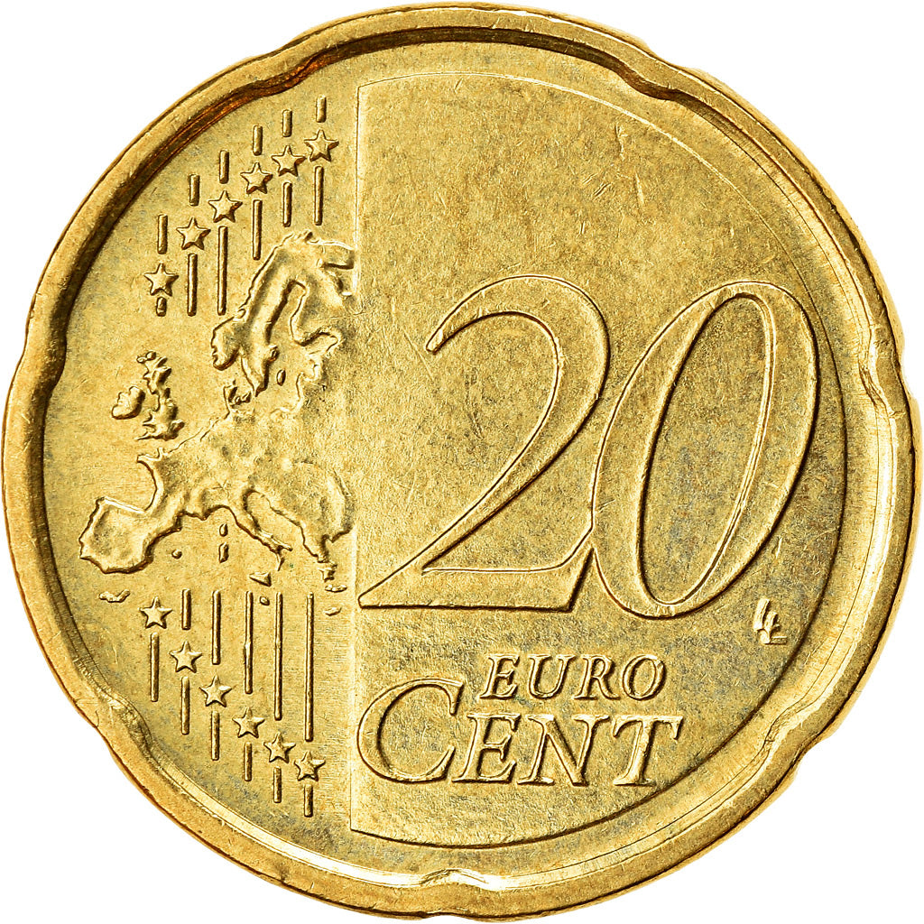 Bundesrepublik Deutschland, 20 Euro Cent, 2015, VZ, Messing, KM:255