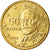 Grécia, 50 Euro Cent, 2002, AU(55-58), Latão, KM:186