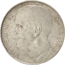 ITALY, 50 Centesimi, 1921, Rome, KM #61.1, AU(50-53), Nickel, 24, 6.01