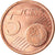 Grecia, 5 Euro Cent, 2005, EBC, Cobre chapado en acero, KM:183