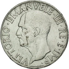 Coin, Italy, Vittorio Emanuele III, Lira, 1943, Rome, AU(50-53), Stainless