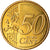 Grécia, 50 Euro Cent, 2010, MS(63), Latão, KM:213