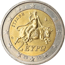 Grecia, 2 Euro, 2010, SPL, Bi-metallico, KM:215