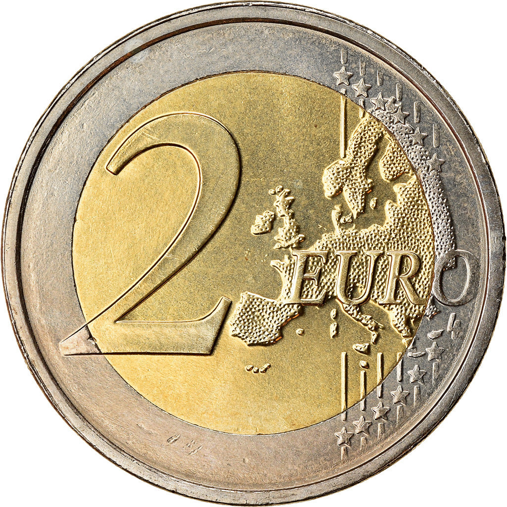 Grecia, 2 Euro, 2010, SPL, Bi-metallico, KM:215