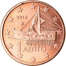 Grecia, Euro Cent, 2016, SC+, Cobre chapado en acero