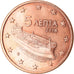 Grecja, 5 Euro Cent, 2016, Athens, MS(64), Miedź platerowana stalą