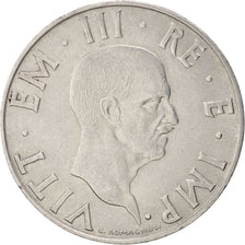 ITALY, 2 Lire, 1941, Rome, KM #78a, AU(50-53), Stainless Steel, 29, 9.88