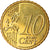 Grécia, 10 Euro Cent, 2017, MS(64), Latão