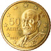 Grecja, 50 Euro Cent, 2016, Athens, MS(64), Mosiądz