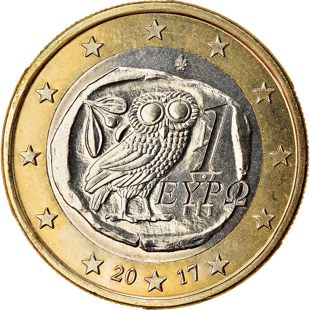 Griechenland, Euro, 2017, UNZ+, Bi-Metallic