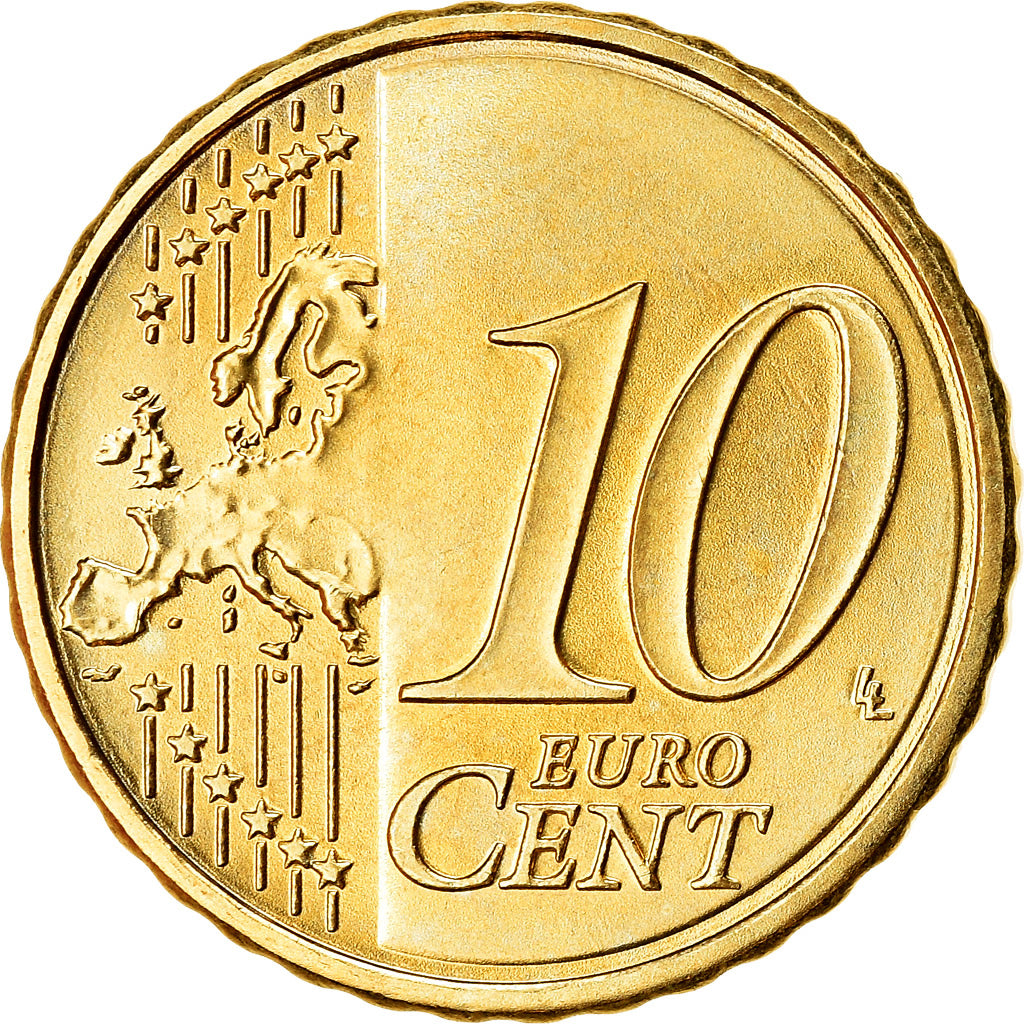 Austria, 10 Euro Cent, 2008, Vienna, MS(63), Mosiądz, KM:3139