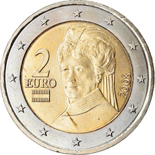 Österreich, 2 Euro, 2008, UNZ, Bi-Metallic, KM:3143