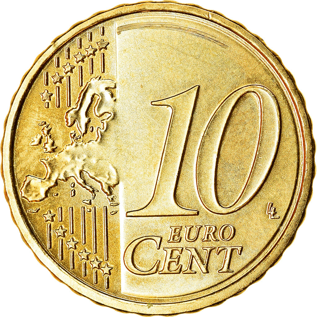 Austria, 10 Euro Cent, 2011, SC, Latón, KM:3139