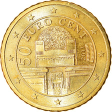 Austria, 50 Euro Cent, 2011, SC, Latón, KM:3141