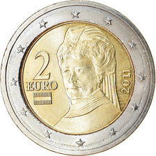 Österreich, 2 Euro, 2011, UNZ, Bi-Metallic, KM:3143