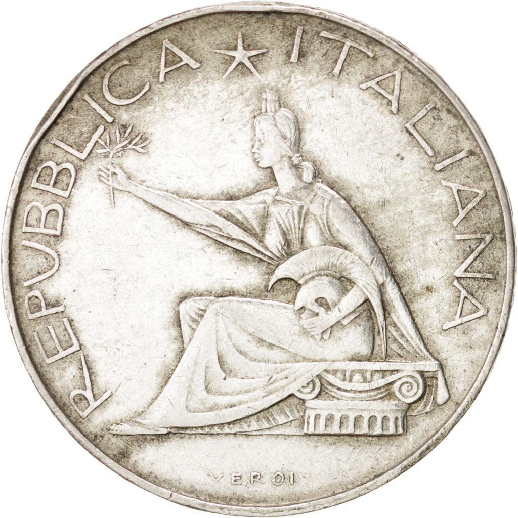 ITALY, 500 Lire, 1961, Rome, KM #99, EF(40-45), Silver, 29.3, 11.00