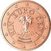 Áustria, Euro Cent, 2015, MS(63), Aço Cromado a Cobre