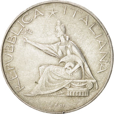 ITALY, 500 Lire, 1961, Rome, KM #99, EF(40-45), Silver, 29.3, 11.01