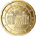 Austria, 20 Euro Cent, 2016, SPL, Ottone