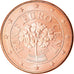 Austria, 5 Euro Cent, 2017, Vienna, MS(63), Miedź platerowana stalą
