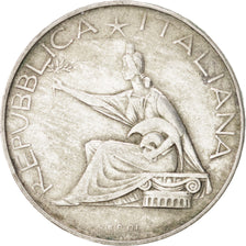ITALY, 500 Lire, 1961, Rome, KM #99, EF(40-45), Silver, 29.3, 10.97