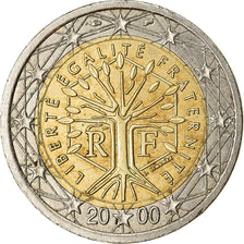 Francia, 2 Euro, 2000, BB, Bi-metallico, KM:1289