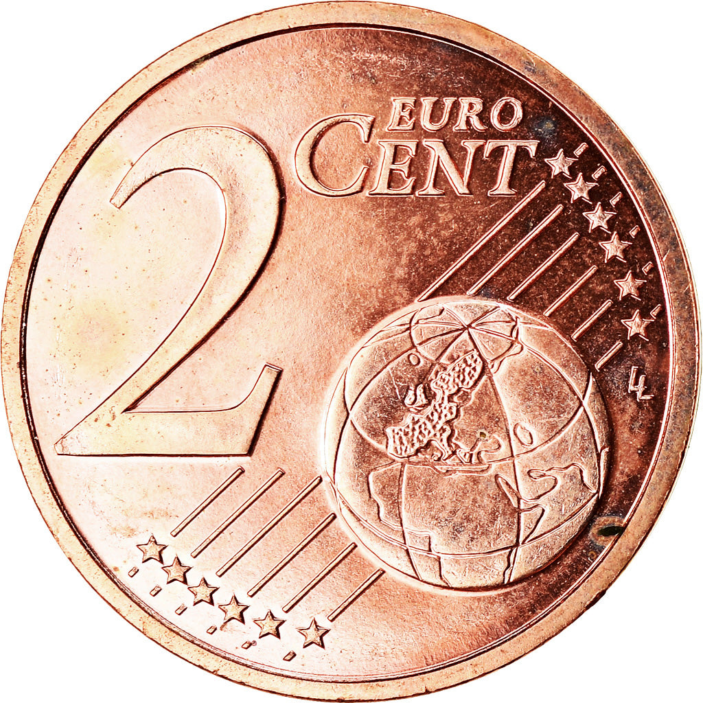 Frankreich, 2 Euro Cent, 2002, VZ, Copper Plated Steel, KM:1283