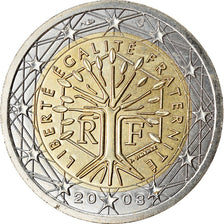 France, 2 Euro, 2003, SUP, Bi-Metallic, KM:1289