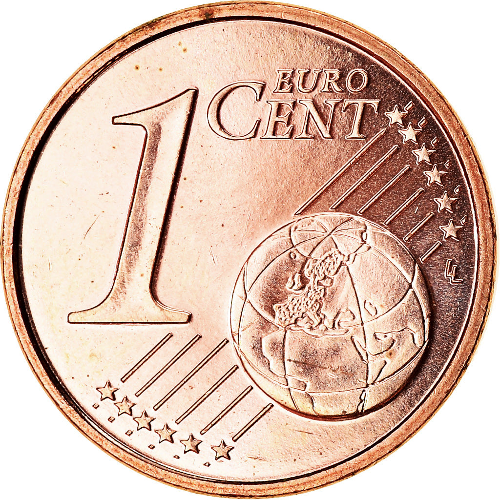 Francja, Euro Cent, 2004, Paris, AU(55-58), Miedź platerowana stalą, KM:1282