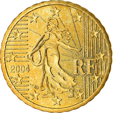 France, 10 Euro Cent, 2004, SUP, Laiton, KM:1285