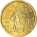 France, 20 Euro Cent, 2004, AU(55-58), Brass, KM:1286