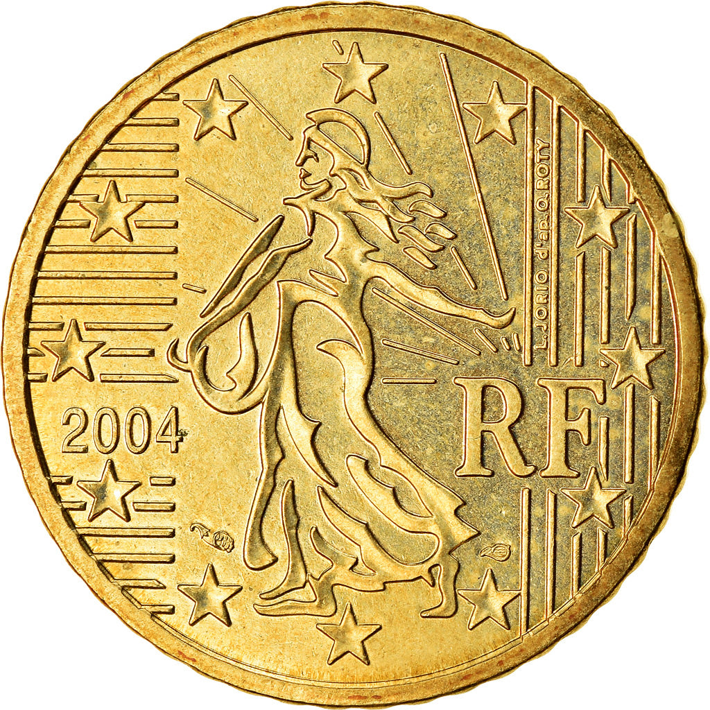 France, 50 Euro Cent, 2004, SUP, Laiton, KM:1287