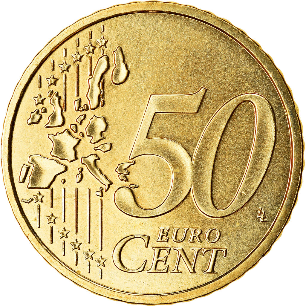 France, 50 Euro Cent, 2004, SUP, Laiton, KM:1287