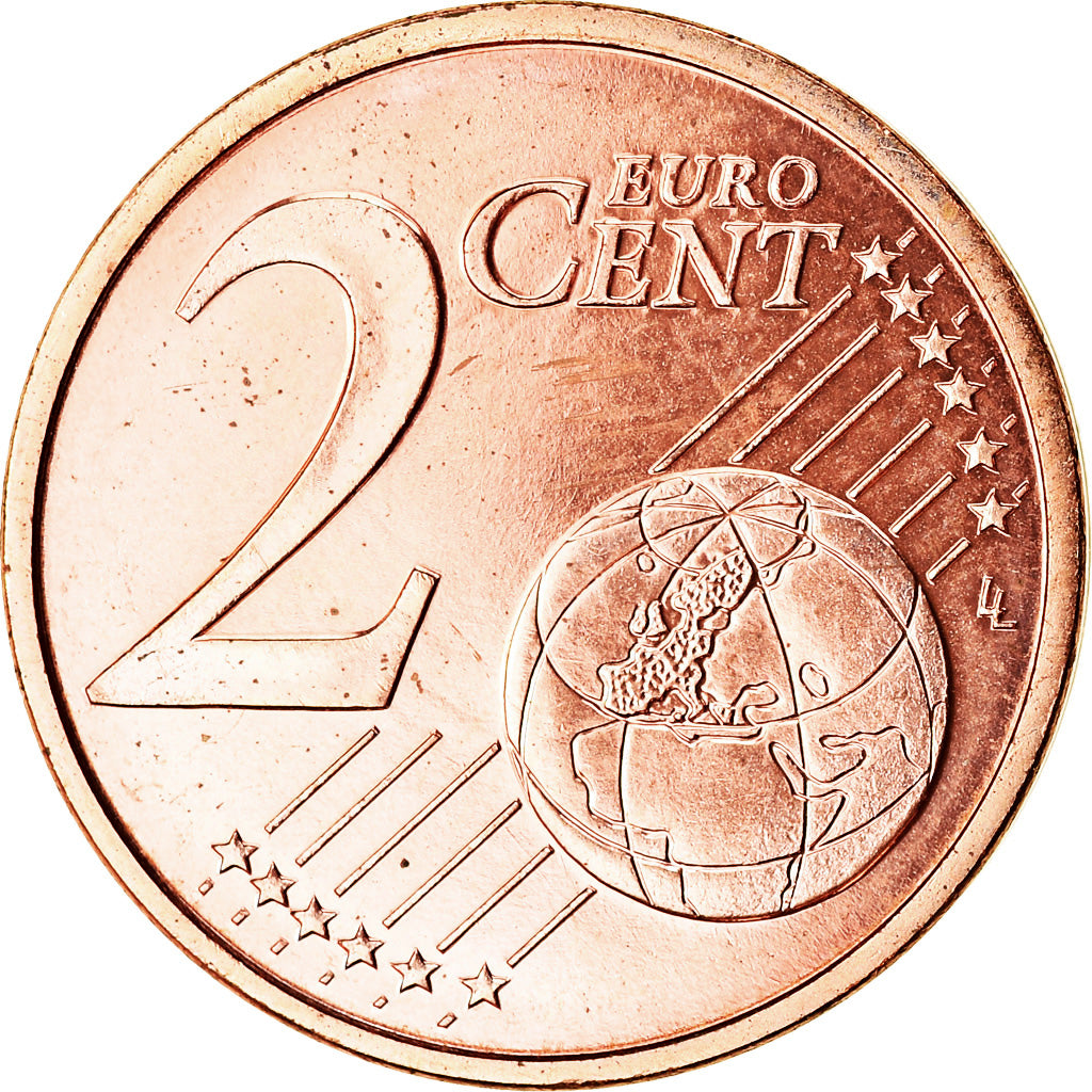 França, 2 Euro Cent, 2006, AU(55-58), Aço Cromado a Cobre, KM:1283